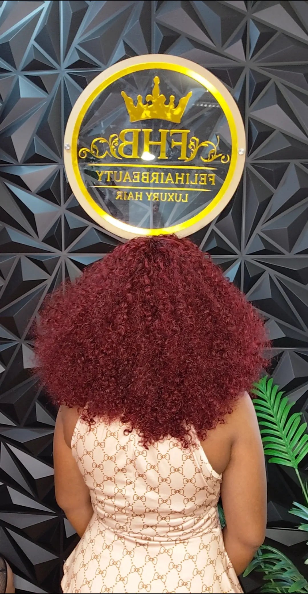 Burgundy Pixie Curls Human Hair Wig