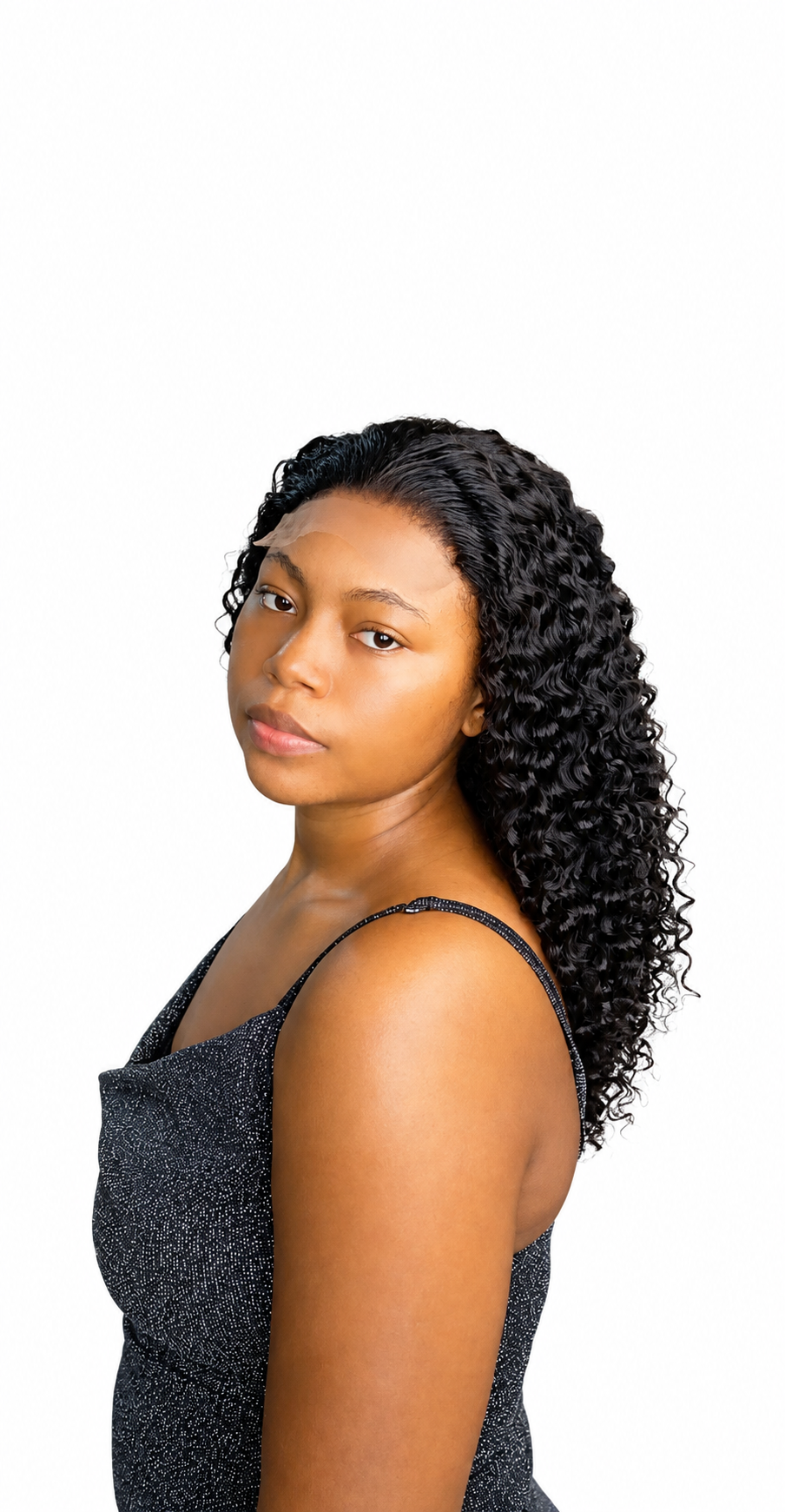 FHB Pixie curls 16" with 5x5 closure