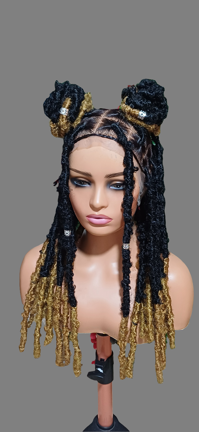 Short dreadlocks wig