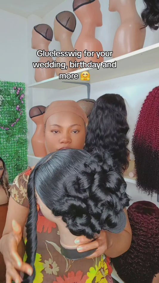 Wedding ponytail