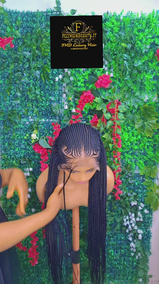 Easy to wear braided wig
