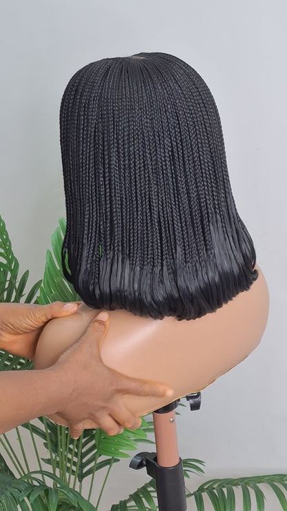 Bob braided wig glueless