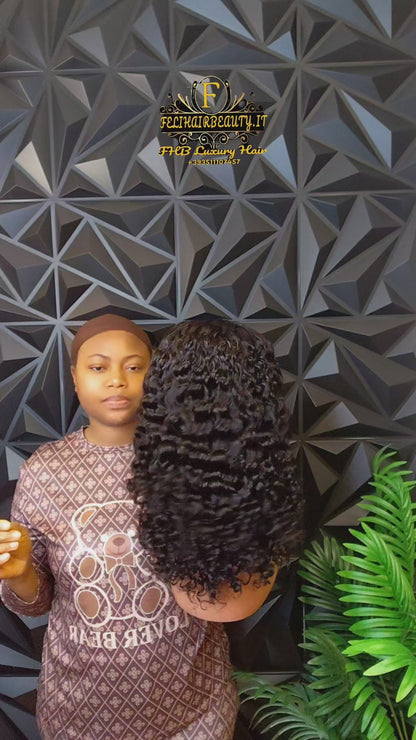 Pixie curls Human hair wig