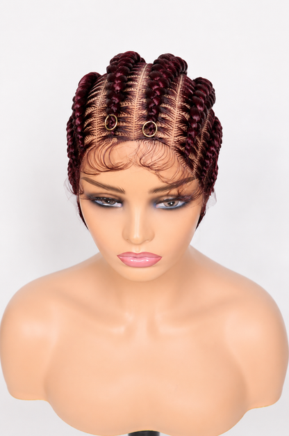 Cornrow braided wig BW-0013