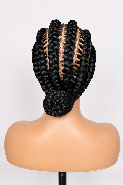 Cornrow braided wig BW-0013