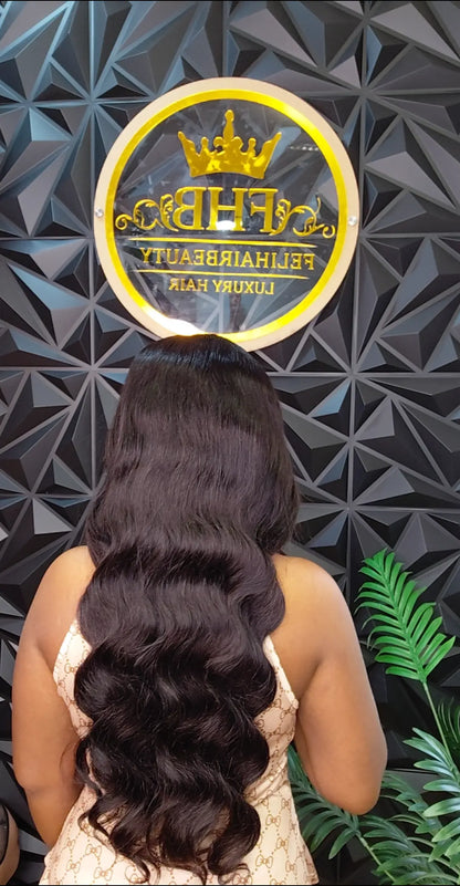 Human hair body wave