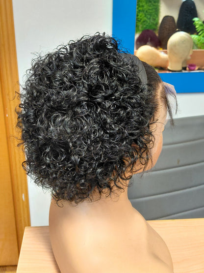 FHB Pixie cut Band Wig With Frontal