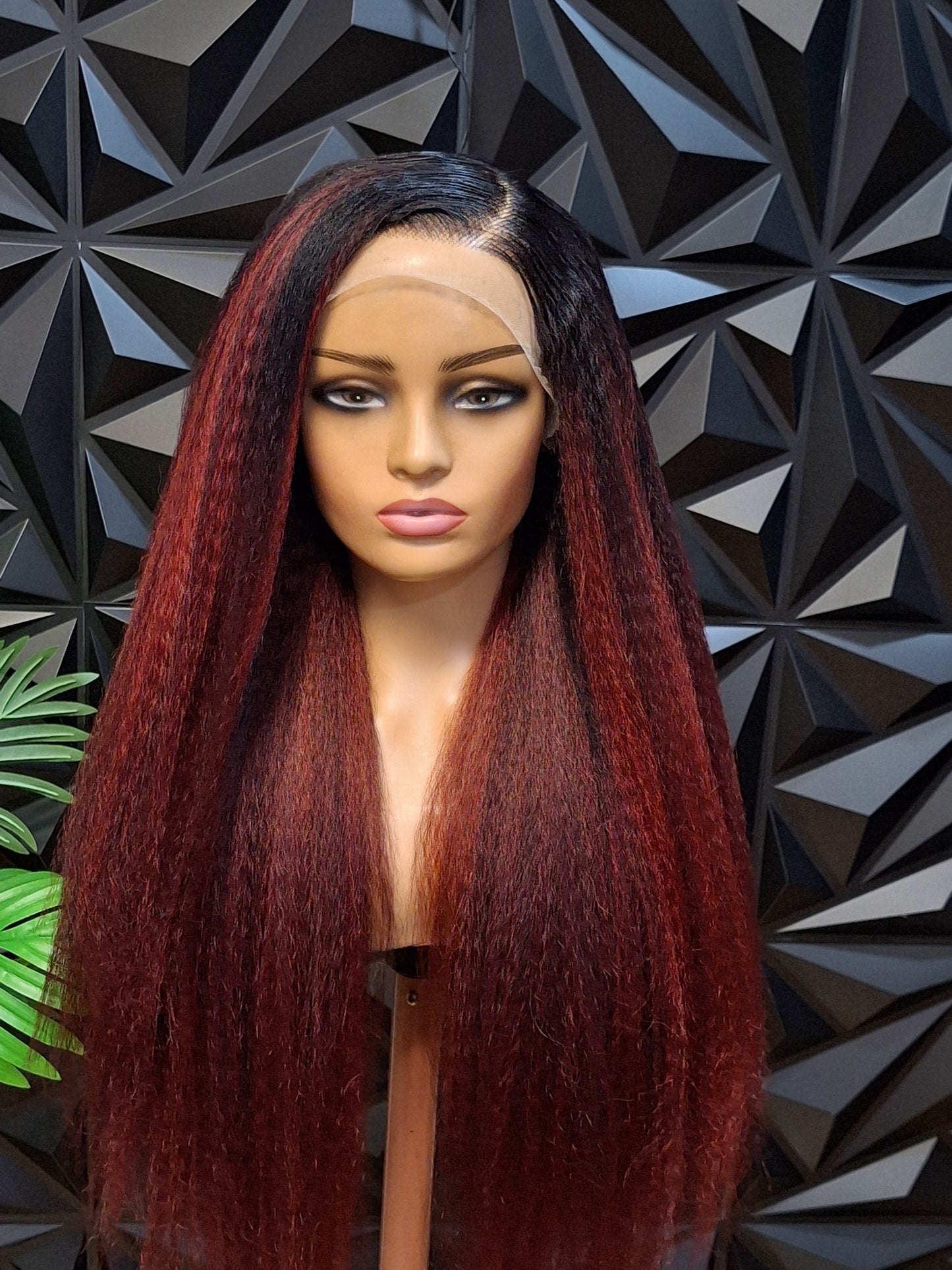 FHB Burgundy Yaki Luxe ❤️✨