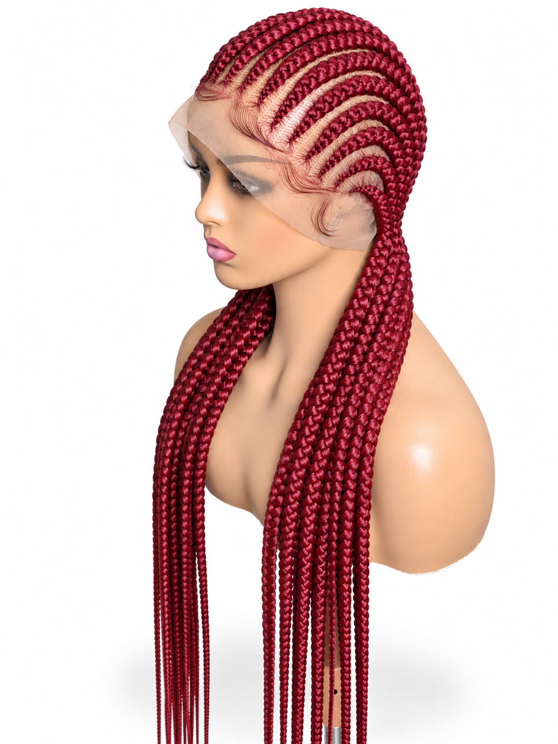 FHB All-Back Cornrow Braided Wig ❤️