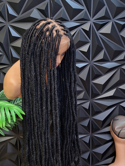 Dreadlocks braided wig