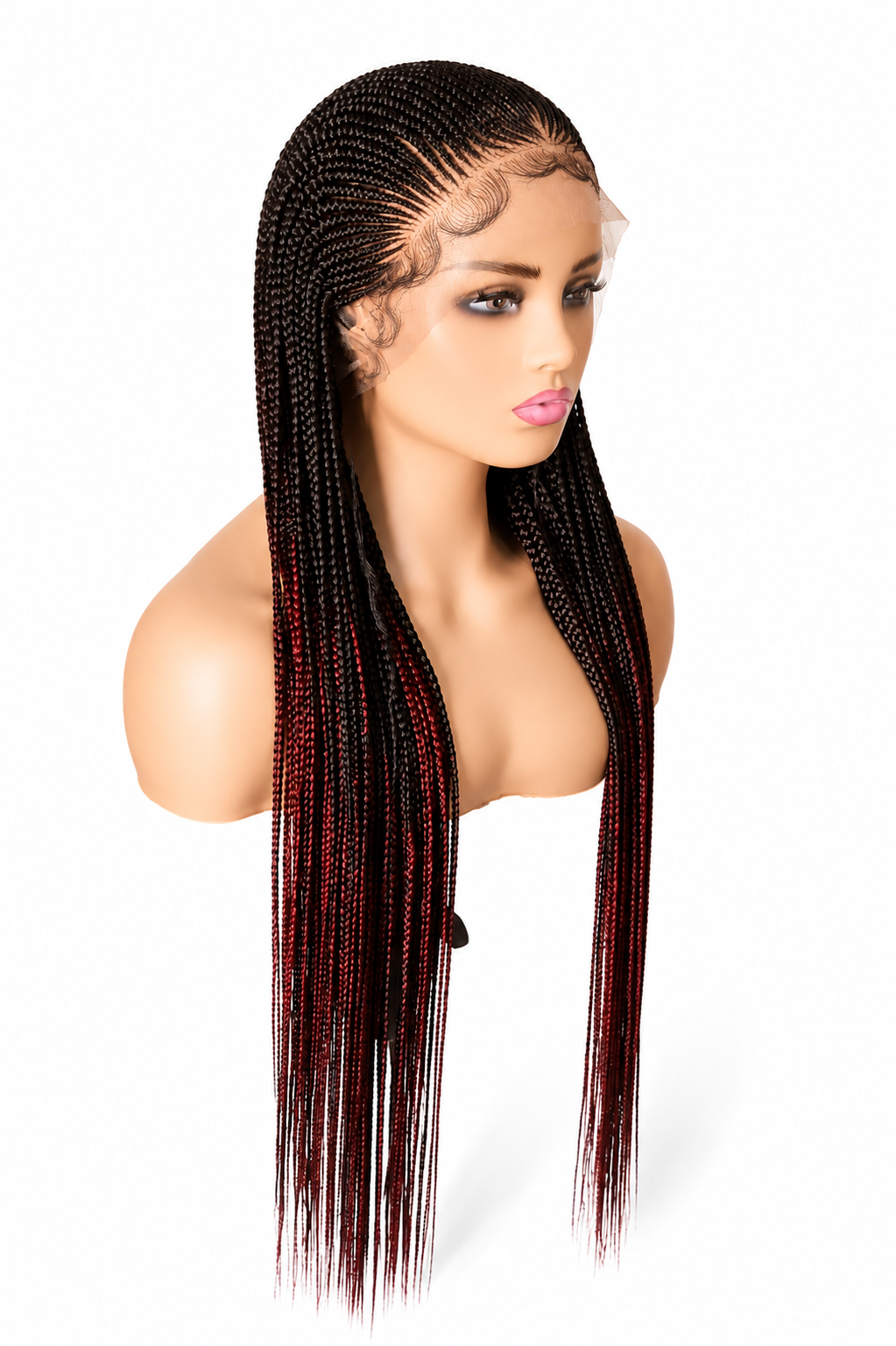 BW-006- Cornrow braided wig