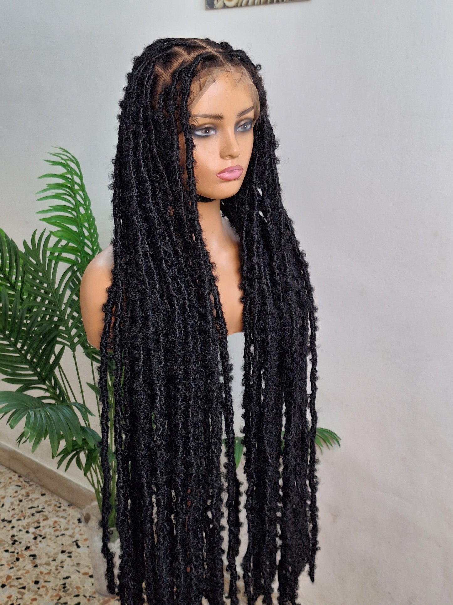 Dreadlocks braided wig