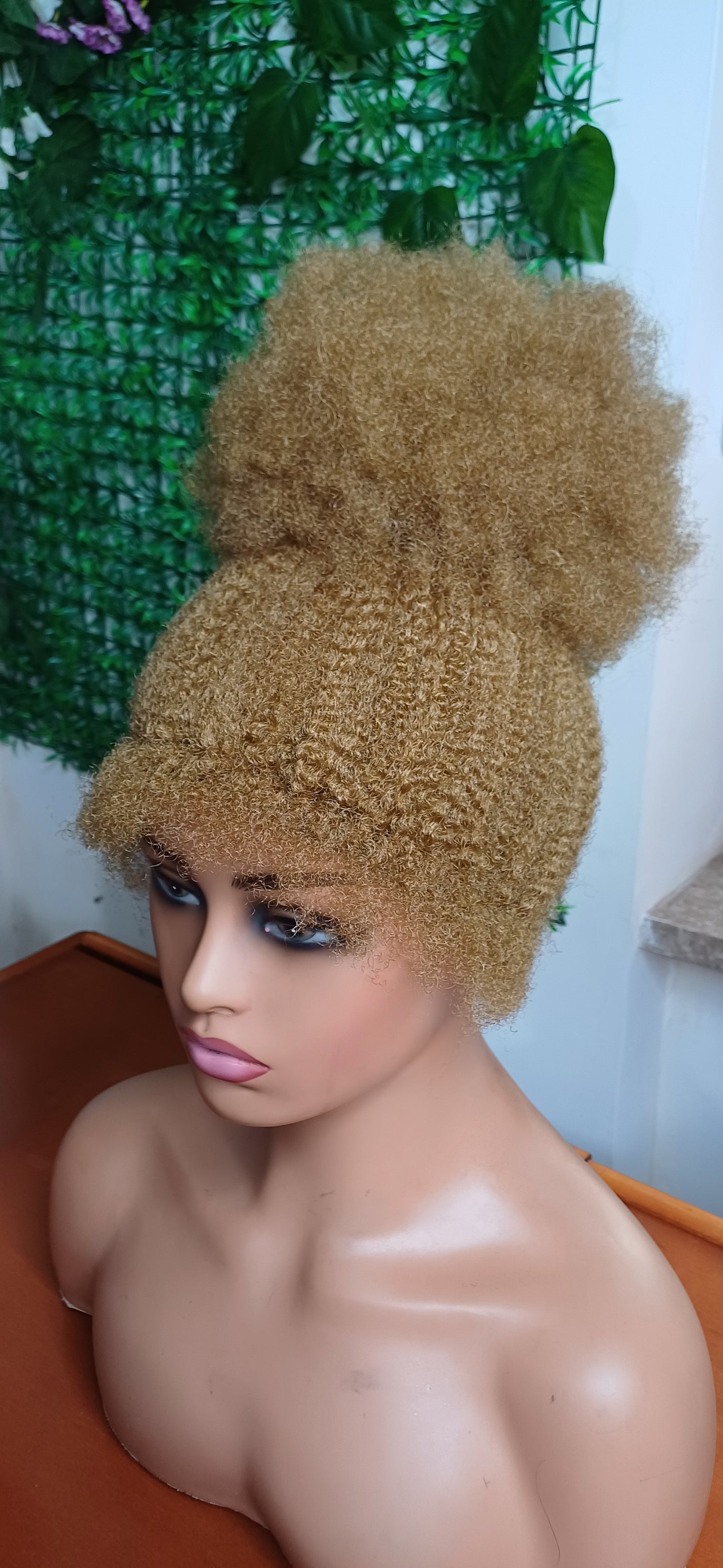 Afro wig gluless wig