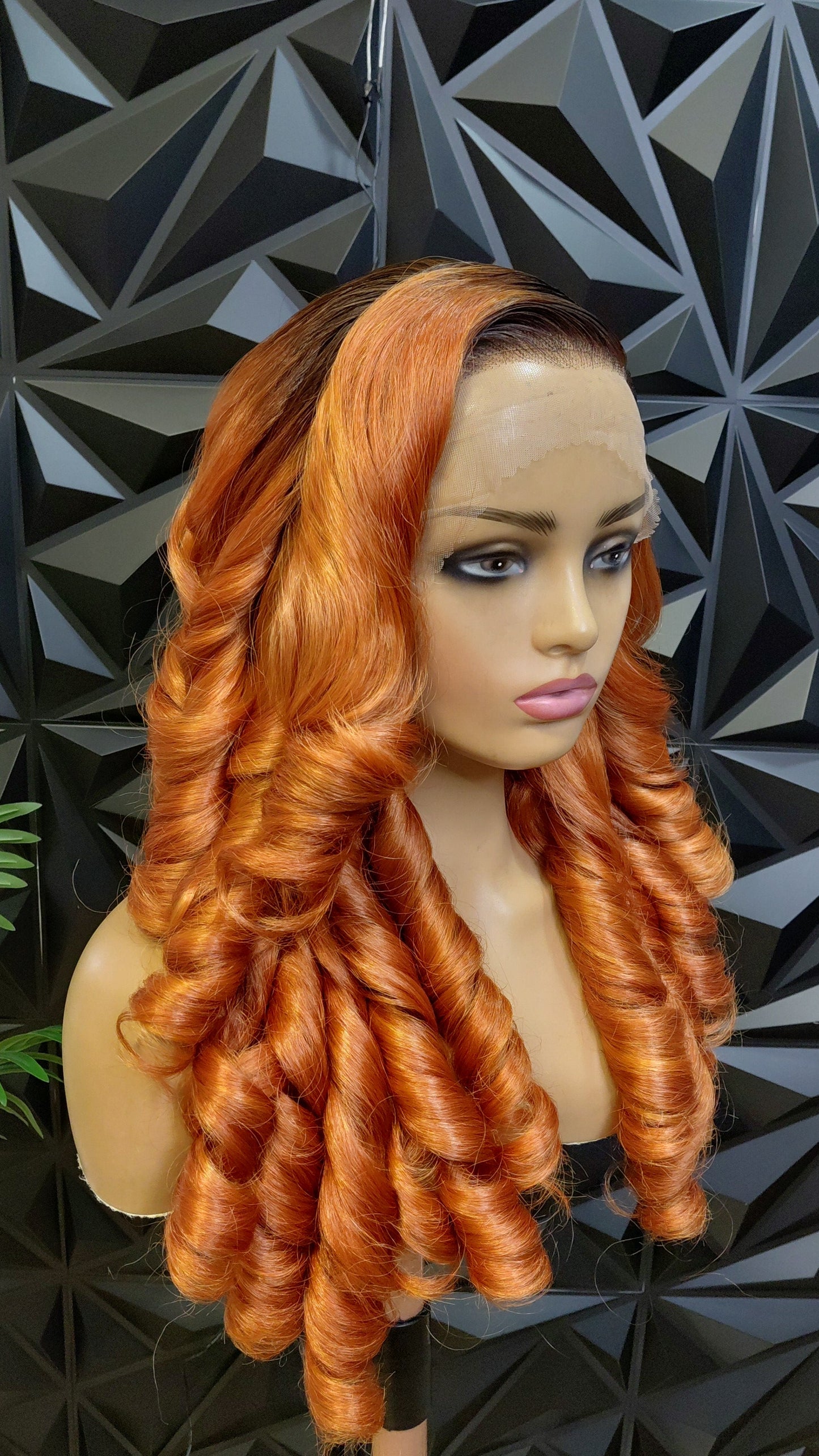 Golden Copper Luxe Blended Wig
