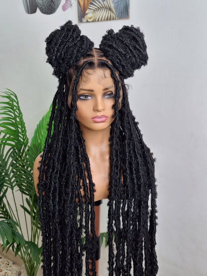 Dreadlocks braided wig