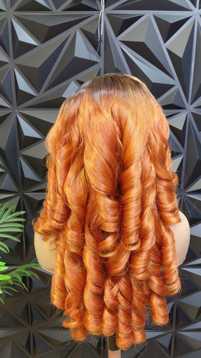 Golden Copper Luxe Blended Wig