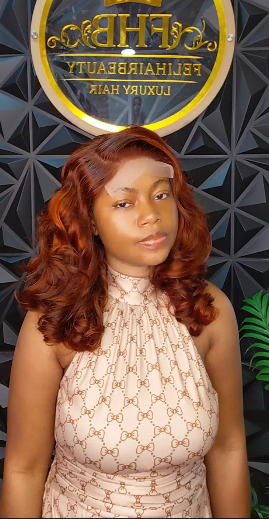 FHB Copper Bounce Human Hair Wig