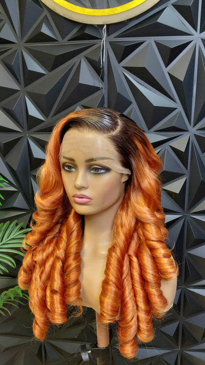 Golden Copper Luxe Blended Wig