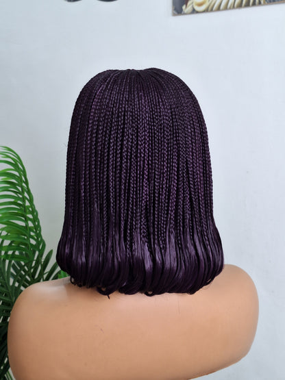 Bob braided wig gluelesswig wig