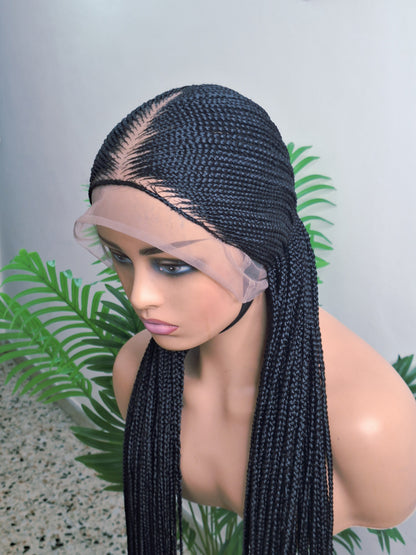 FHB Luxury braided Glueless wig