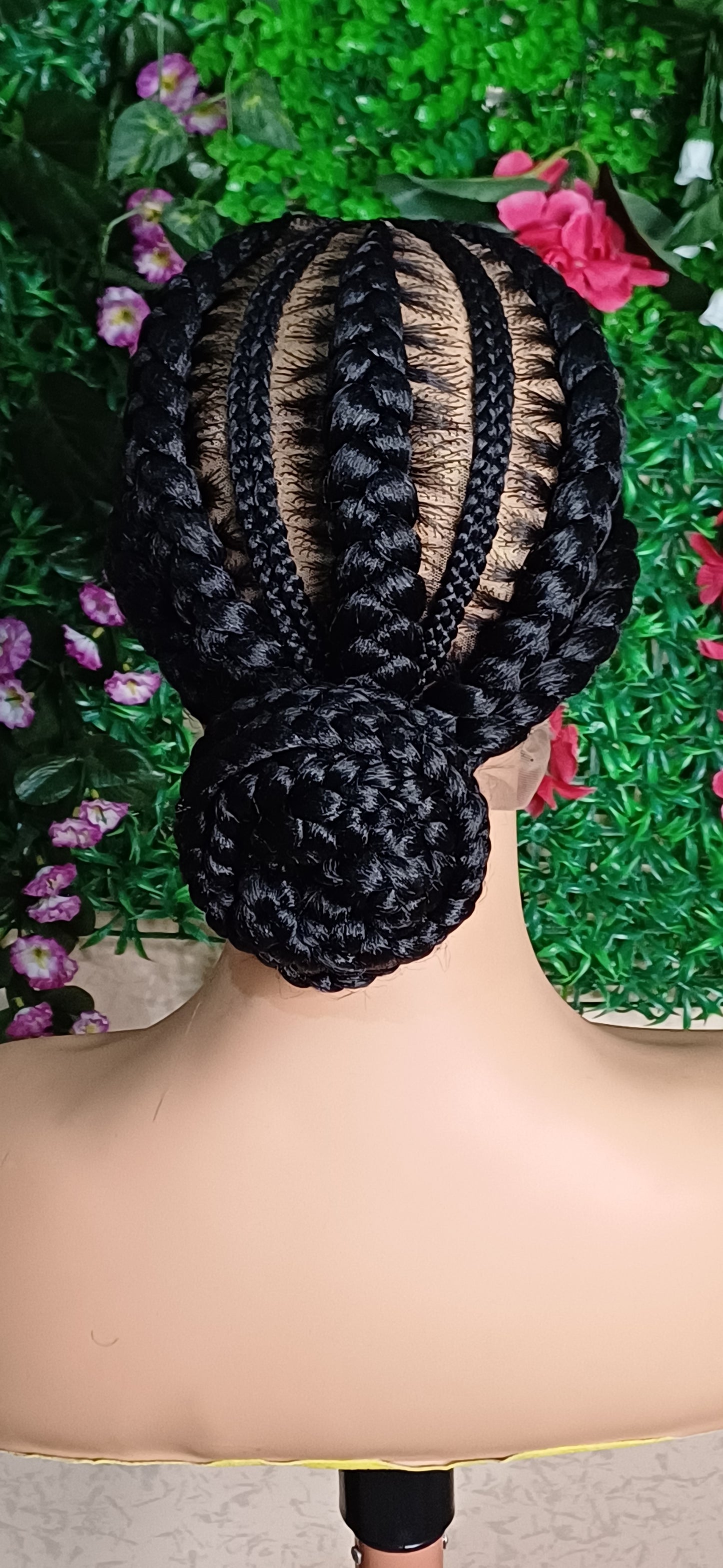 Cornrows gluless wig