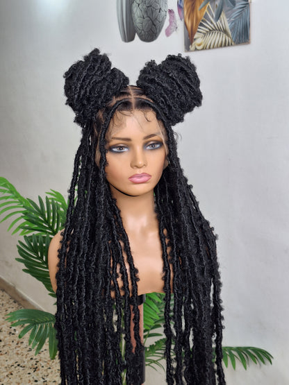 Dreadlocks braided wig