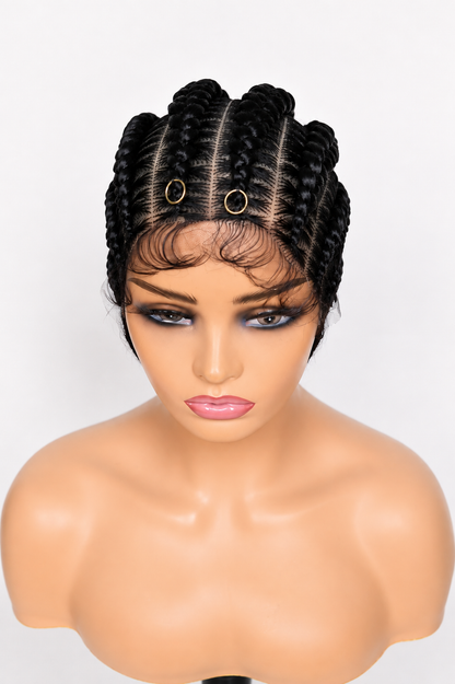 Cornrow braided wig BW-0013