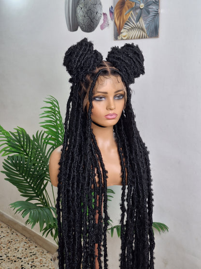 Dreadlocks braided wig