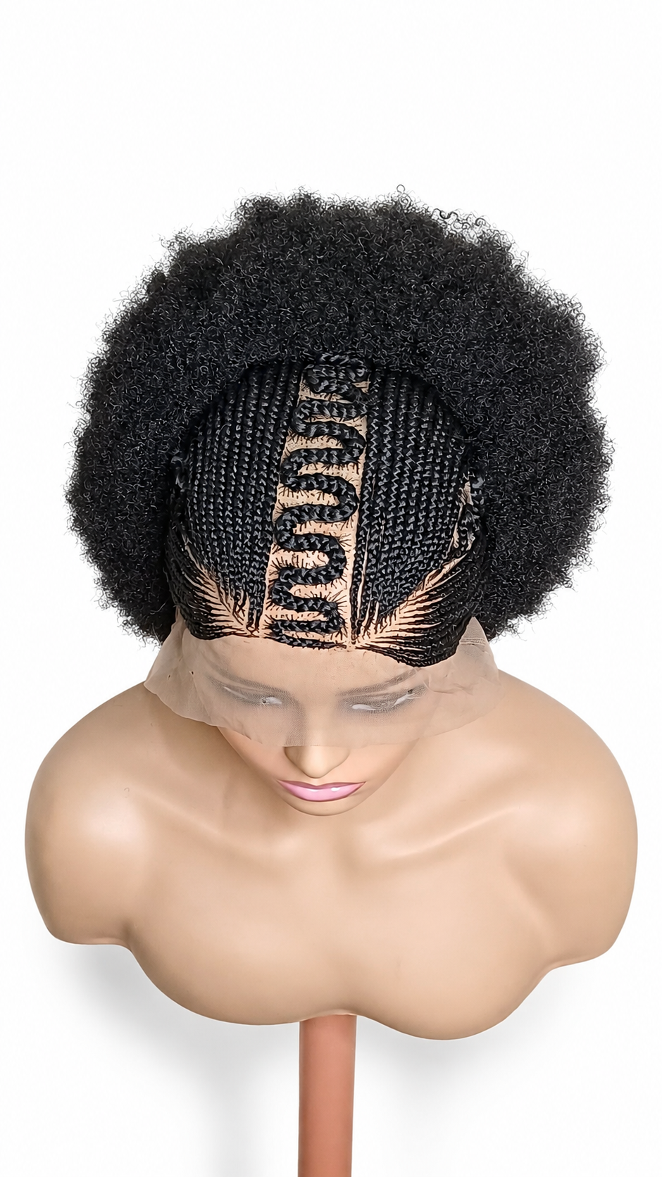Cornrows/Afro Wig BW-0012