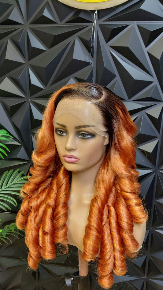 Golden Copper Luxe Blended Wig
