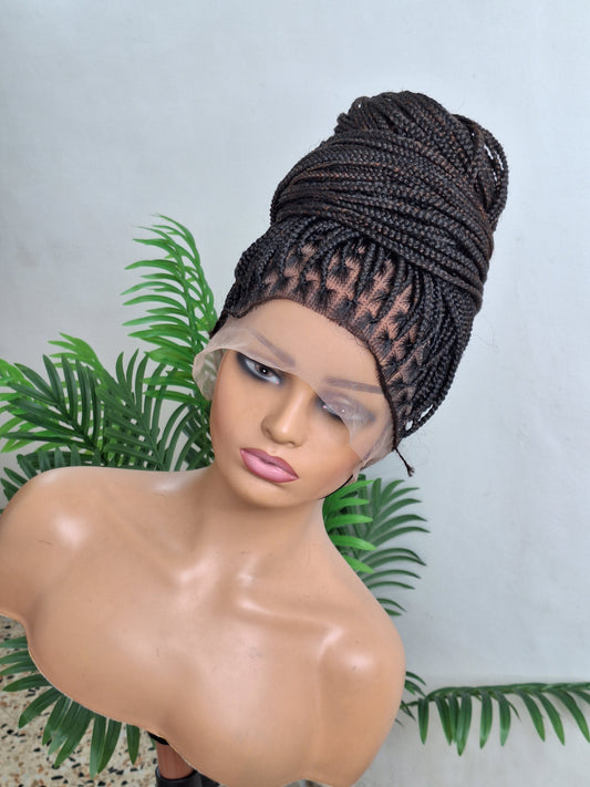 Knotless braided wig