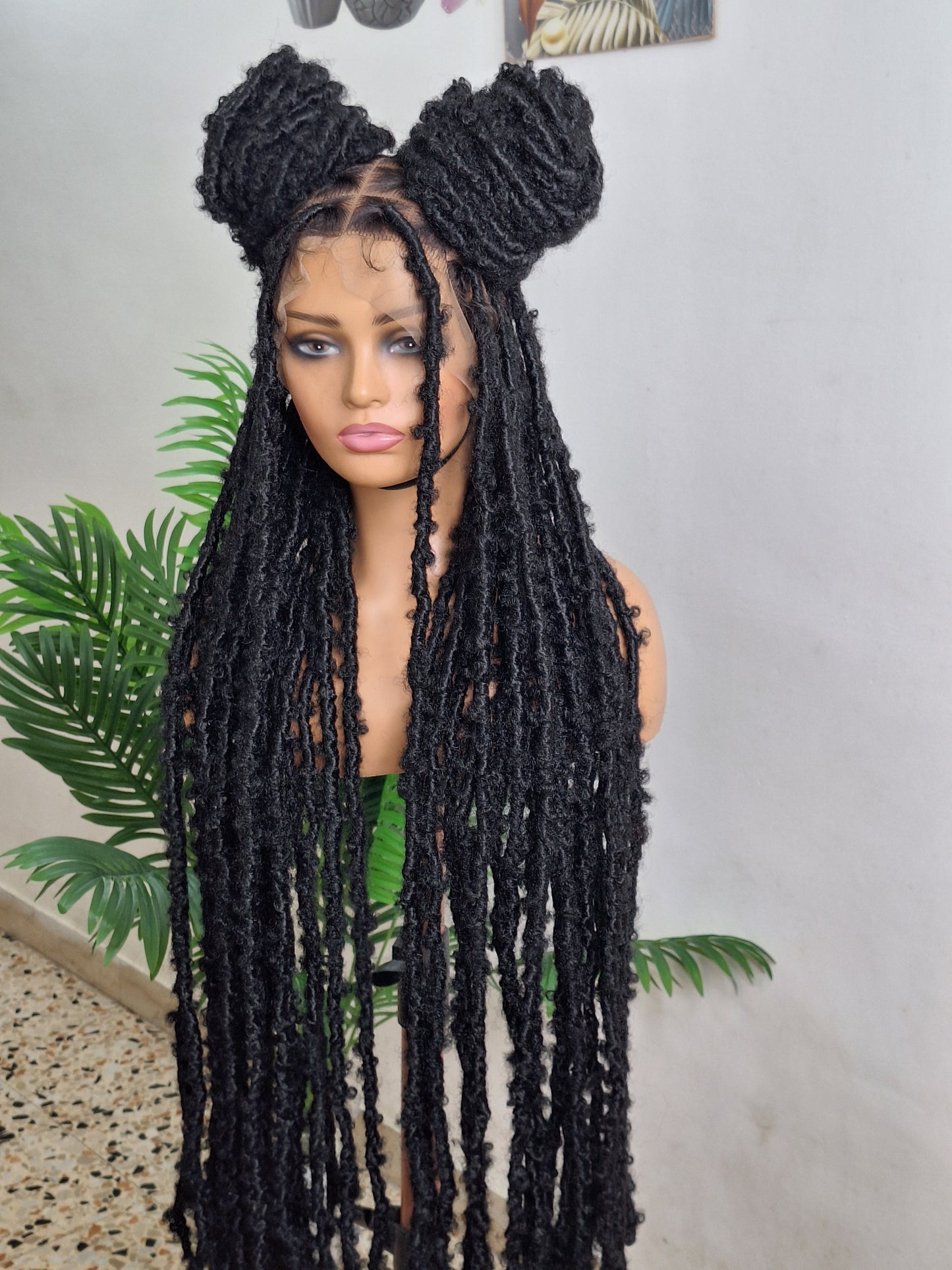 Dreadlocks braided wig