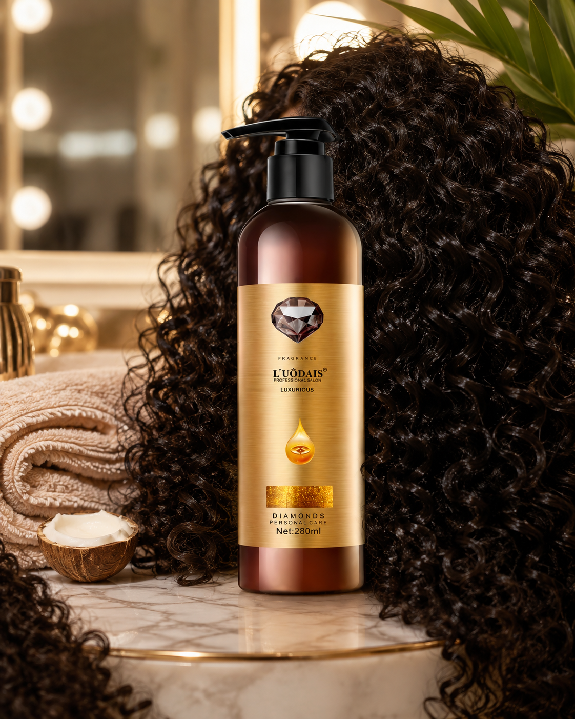 L’UÔDAIS Diamonds Luxurious Hair Conditioner – 280ml