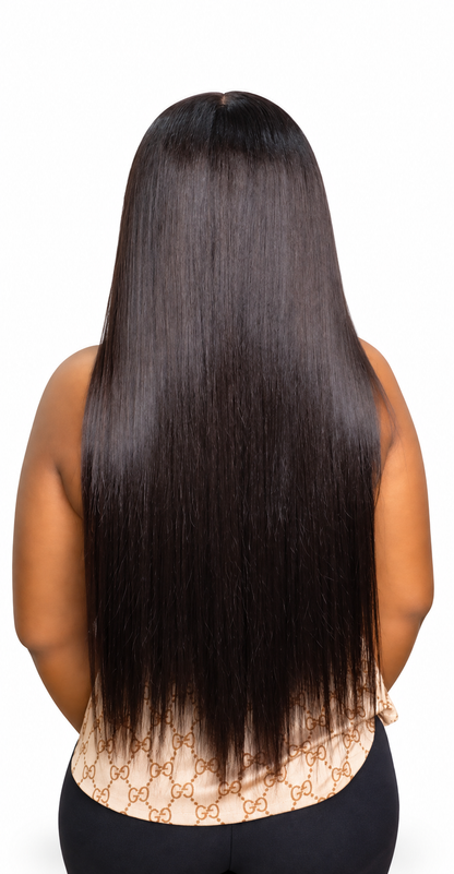 FHB Luxe Straight – Human Hair Blend Wig