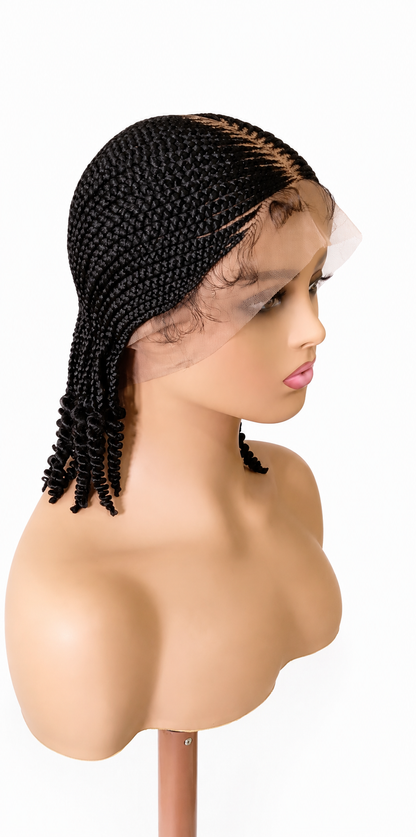 Cornrow braided wig BW-0012