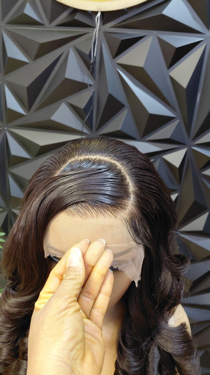 Luxury Chocolate Bounce Blended Wig