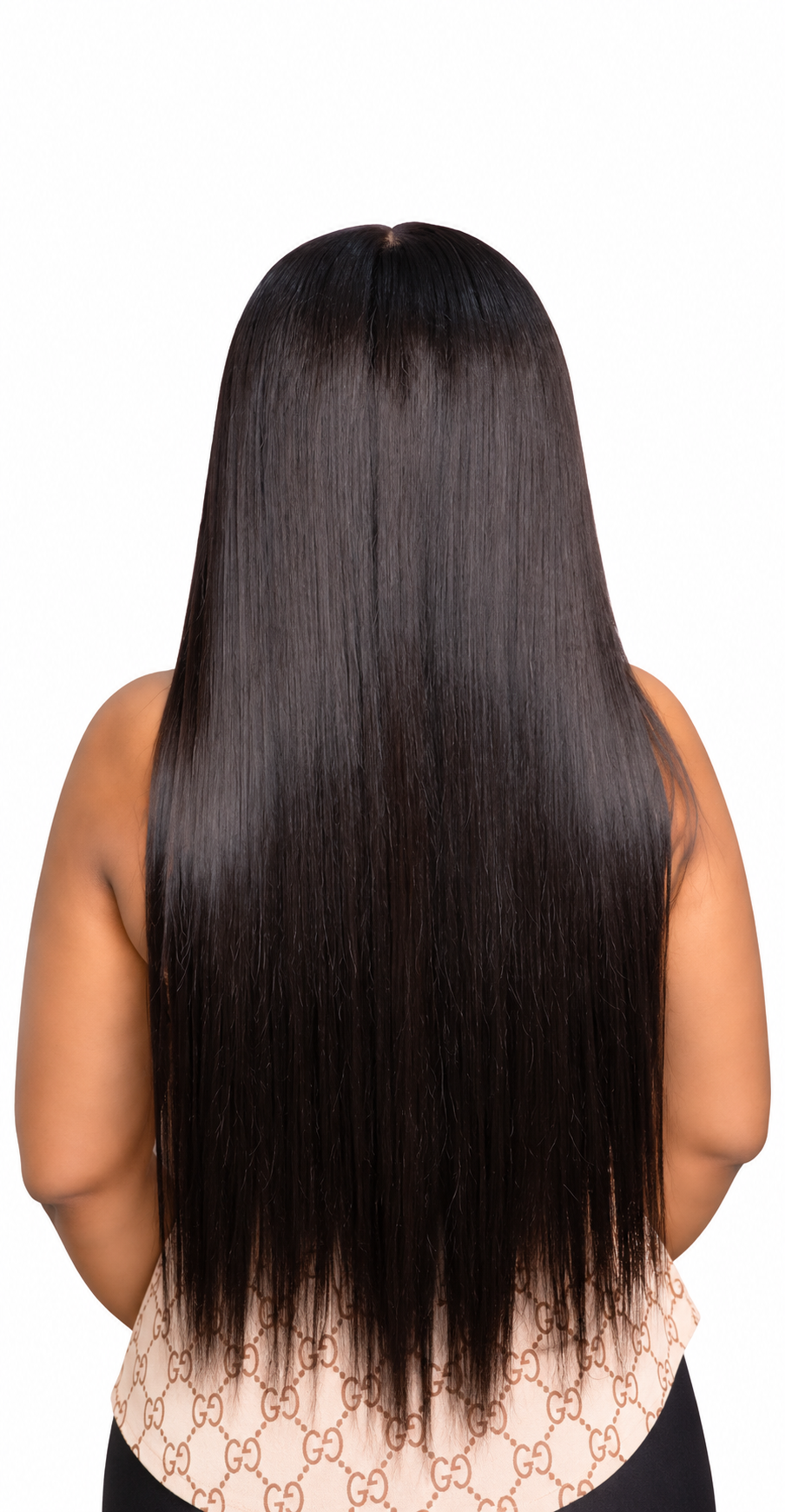 FHB Luxe Straight – Human Hair Blend Wig
