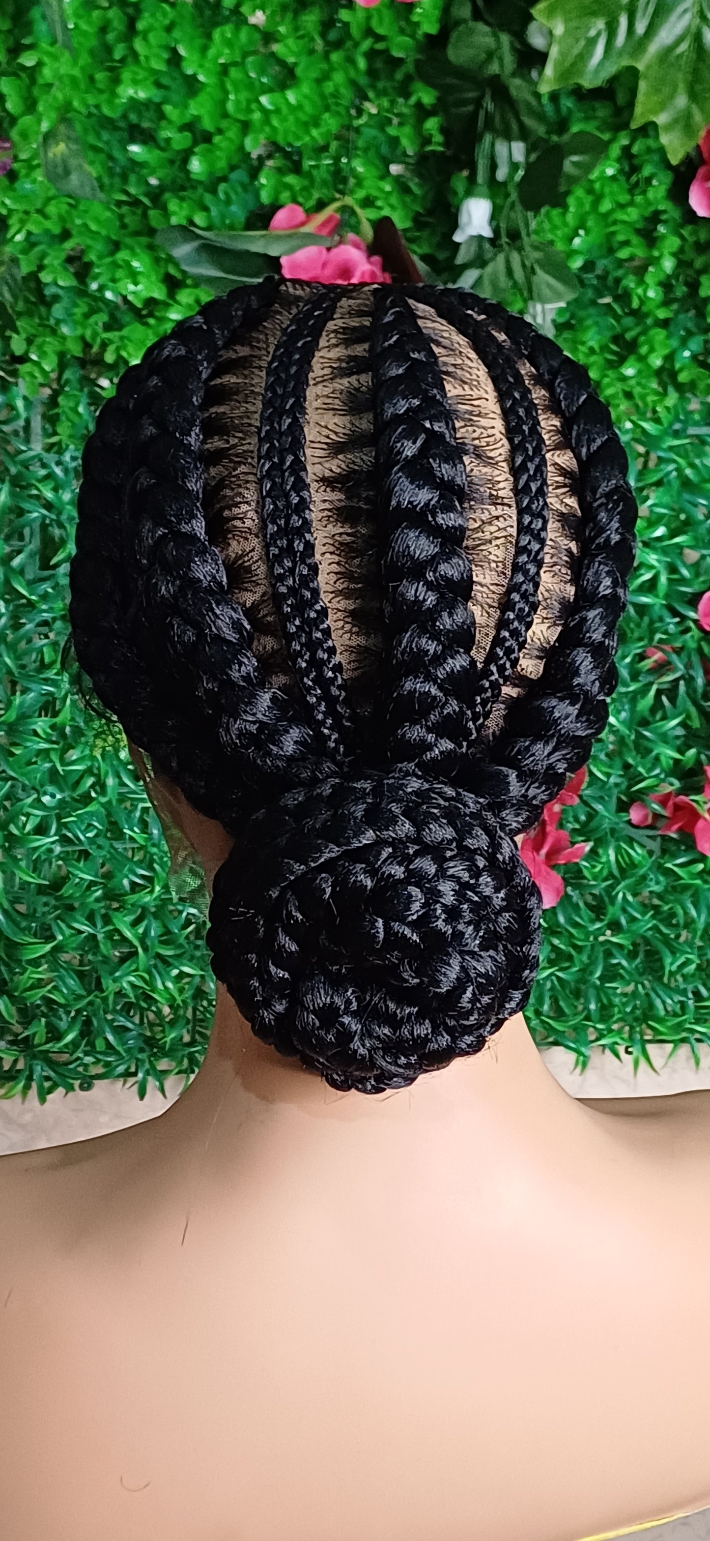 Cornrows gluless wig