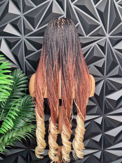 French curls braid