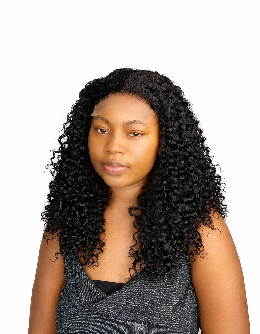 FHB Pixie curls 16" with 5x5 closure