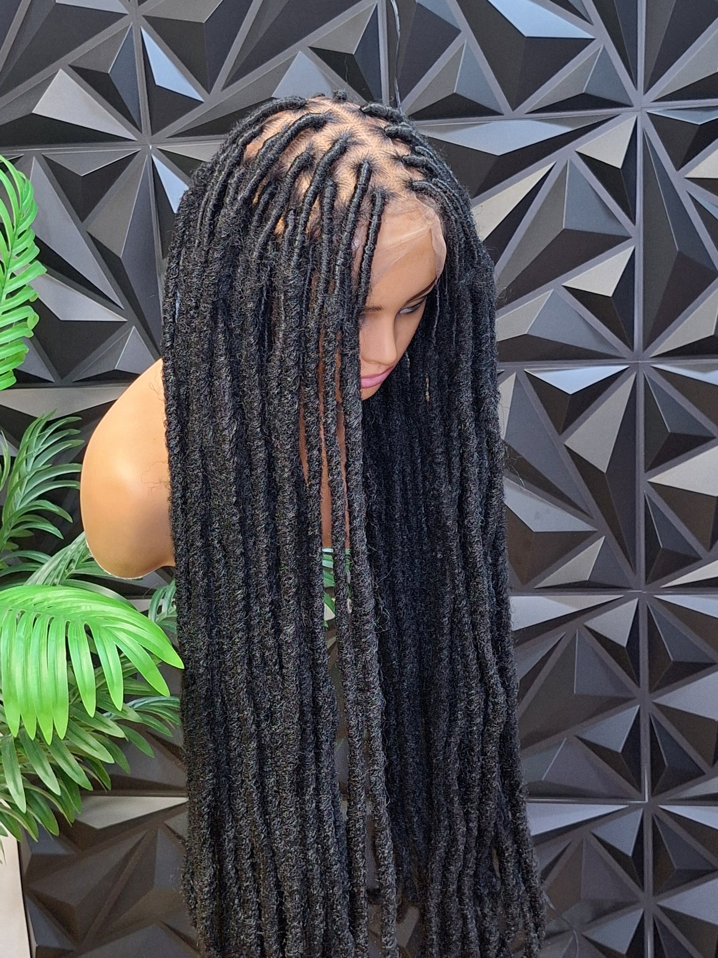 Dreadlocks braided wig