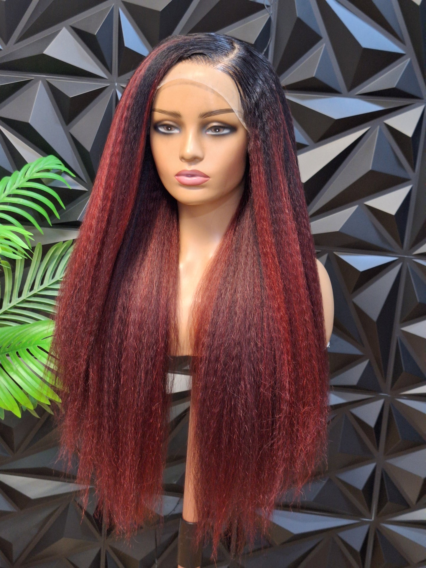 FHB Burgundy Yaki Luxe ❤️✨