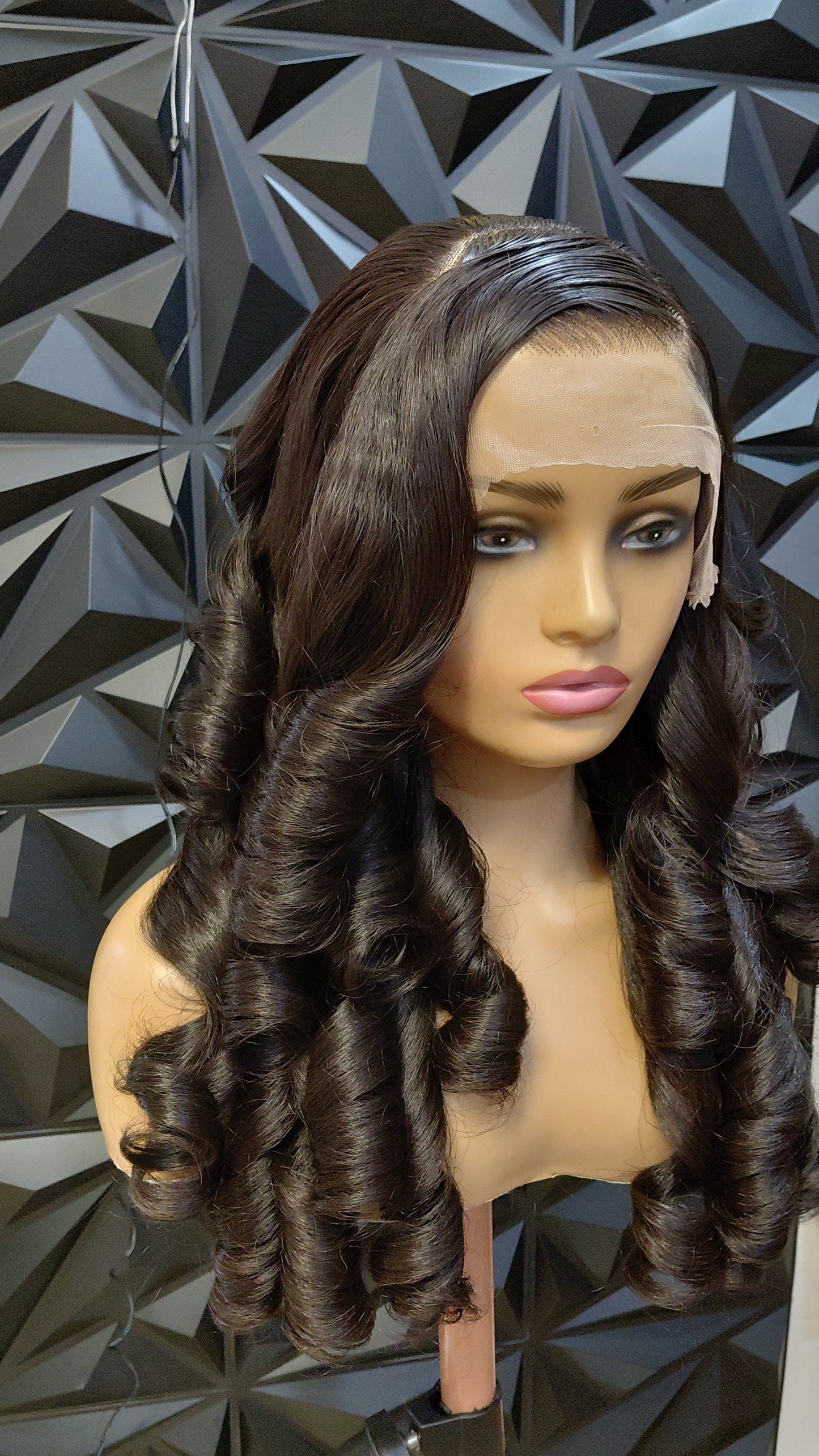 Luxury Chocolate Bounce Blended Wig