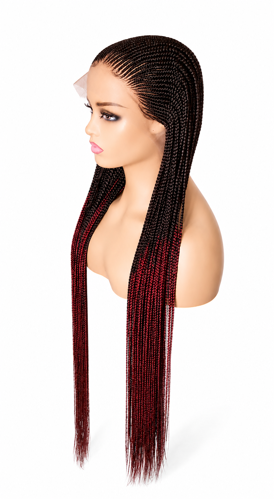 BW-006- Cornrow braided wig