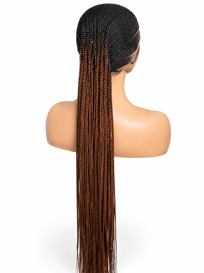 FHB Luxury Cornrows Braided Wig