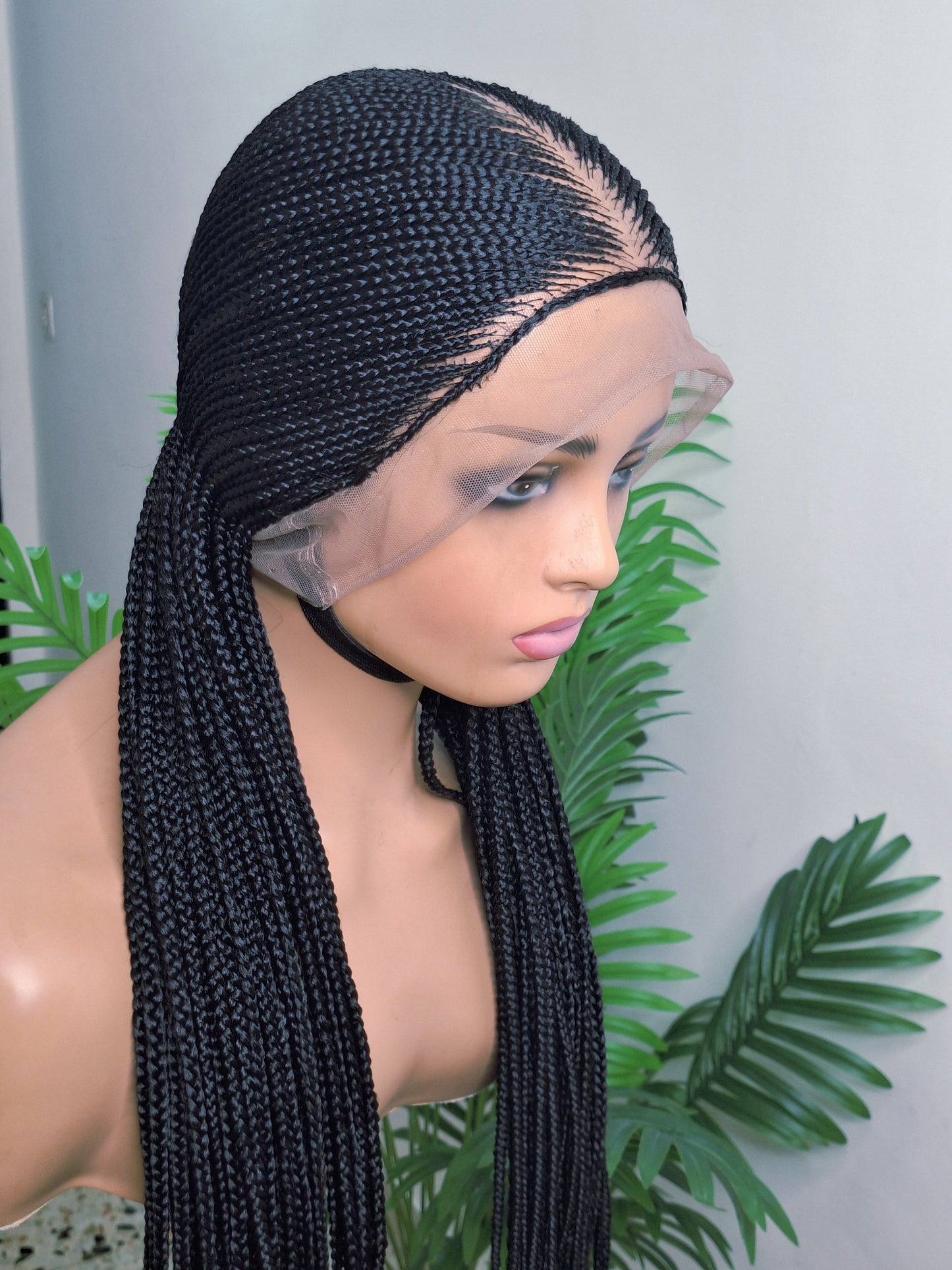 FHB Luxury braided Glueless wig