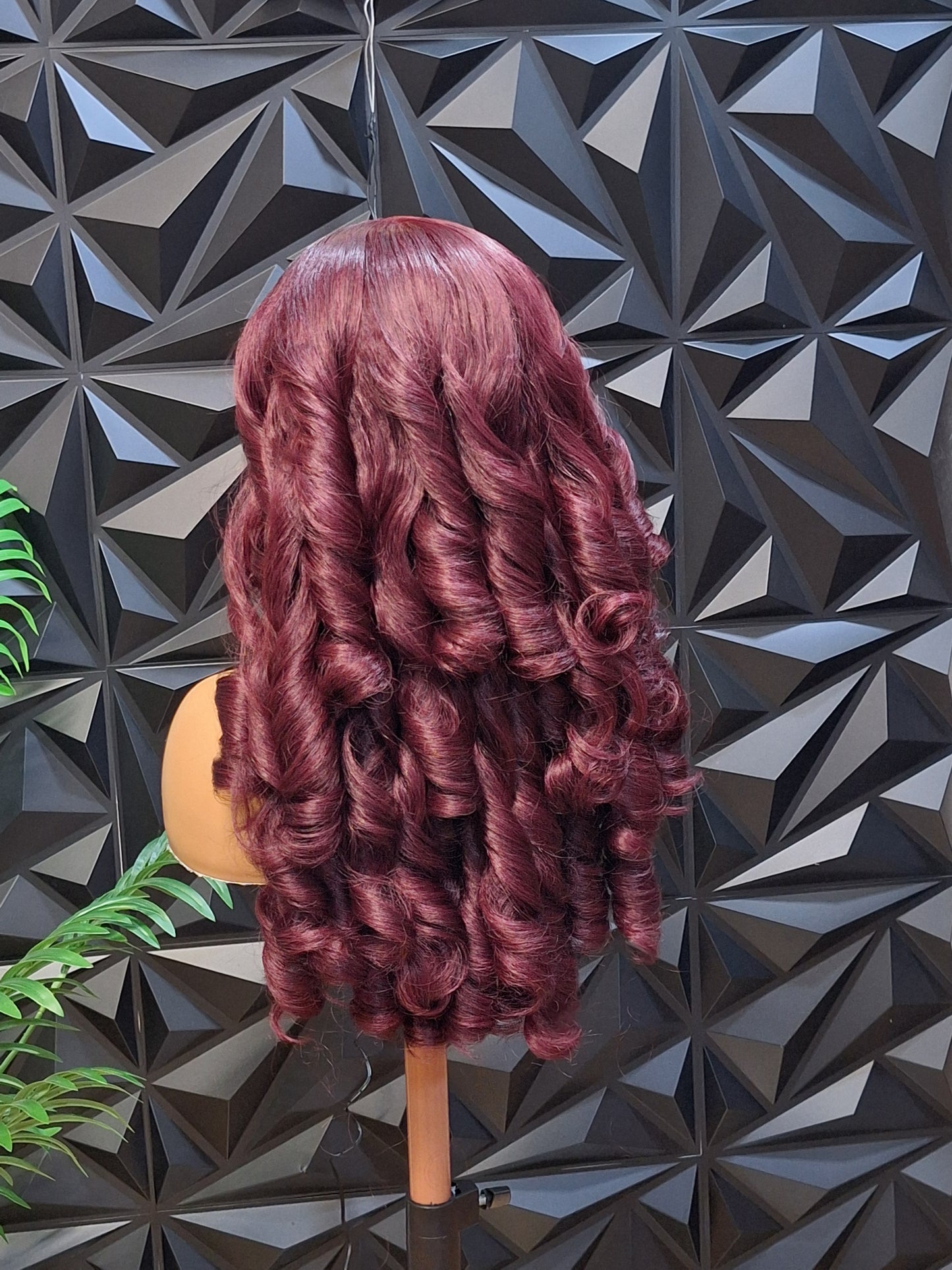 Royal Burgundy Bounce Blended Wig