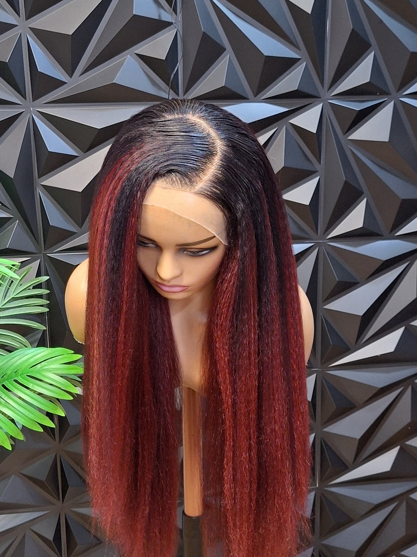 FHB Burgundy Yaki Luxe ❤️✨