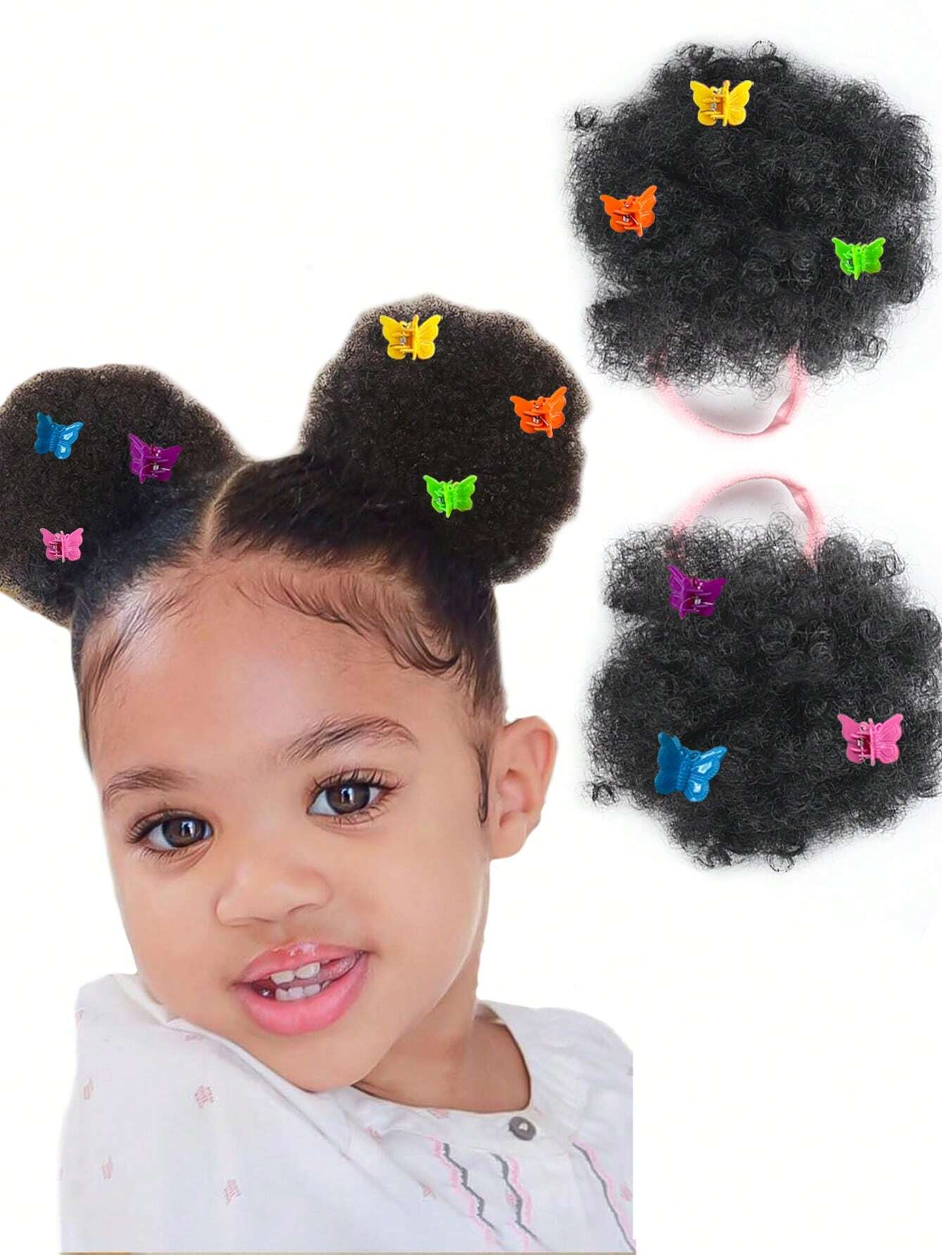 Ponytail Afro for children
