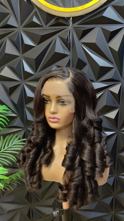 Luxury Chocolate Bounce Blended Wig